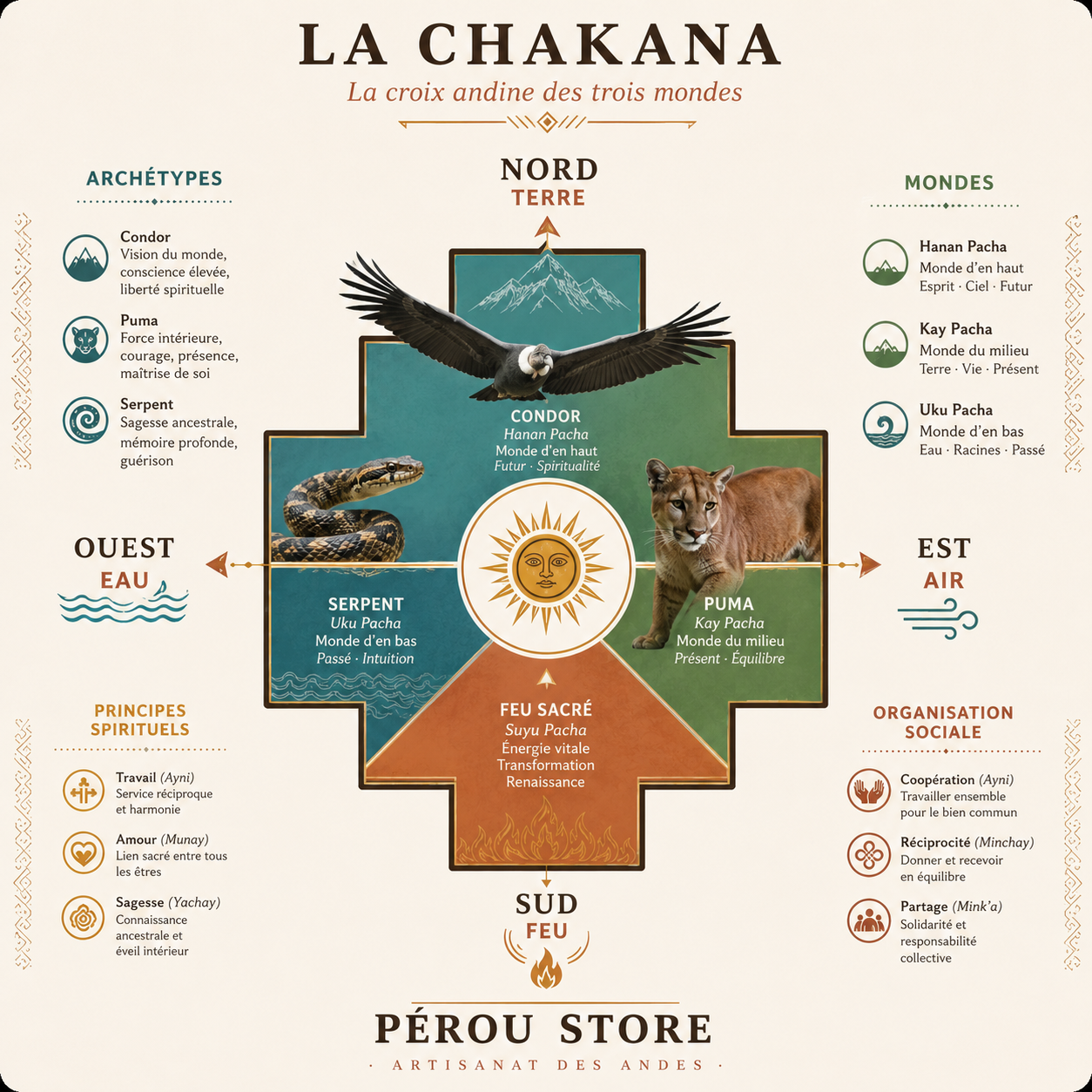 La Croix des Andes ou la Chacana. Symbole pluri millénaire des Andes